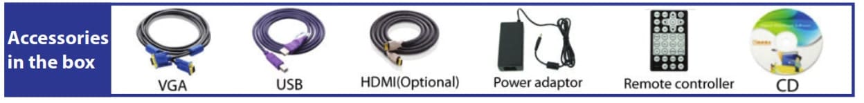 visualiser Accessories